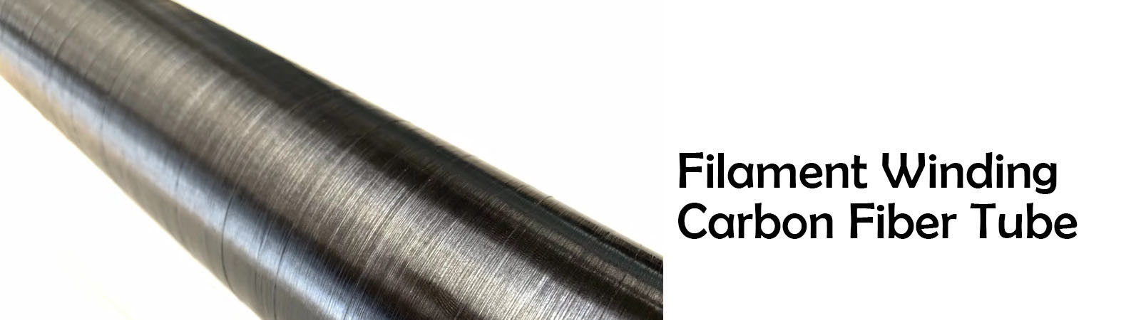 Tube de fibre de carbone de blessure de filament